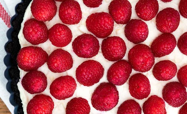 Tarte framboise et mascarpone de Béatrice