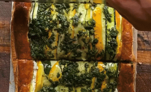 Tarte courgettes