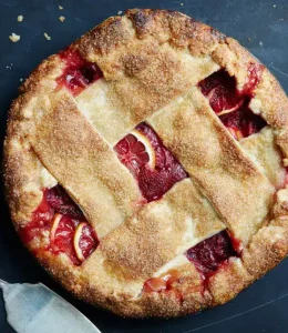 Tarte treillis fraise et citron