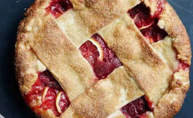 Tarte treillis fraise et citron