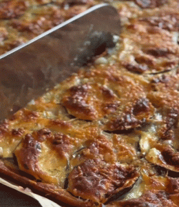 Tarte fine courgette