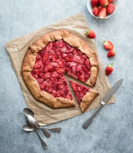 Tarte rustique aux fraises