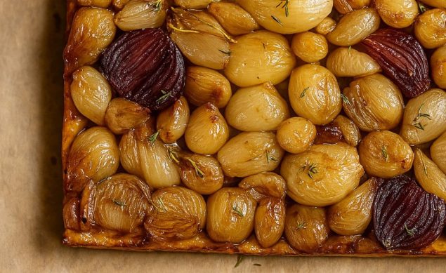 tarte tatin echalote