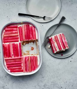 Tiramisu rhubarbe