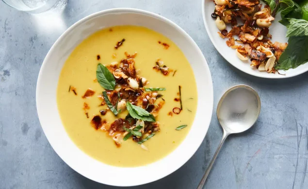 Velouté potiron et citronnelle